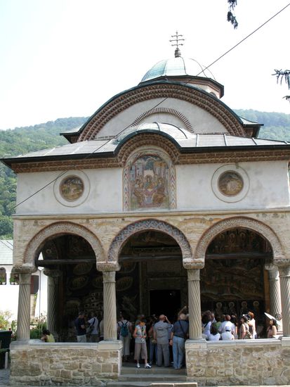 2010 - Kloster Cozia; der Eingang zur Klosterkirche
