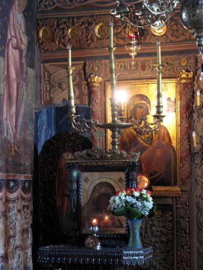 2010 - Kloster Cozia; im Innern der Kirche