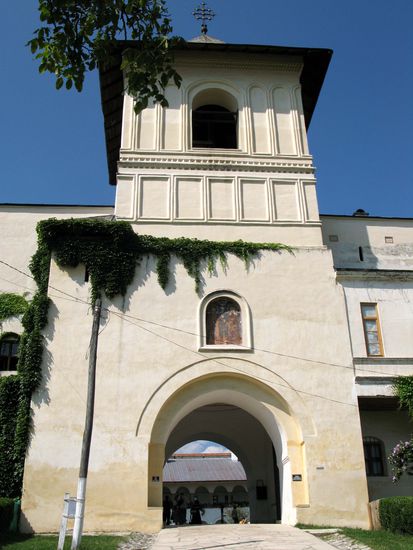 2010 - Horezu; der Eingang zum Kloster