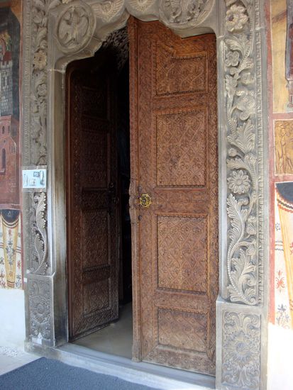 2010 - Horezu; die Kirchenpforte