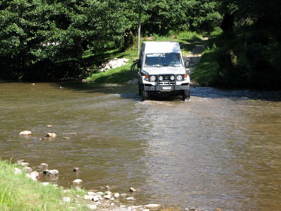 2010 - Ruschita - Pass; wir verlassen das Tal....