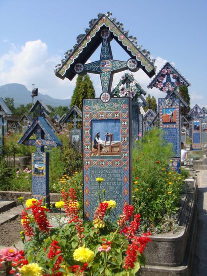 2010 - Sapanta; der fröhliche Friedhof; Weberin