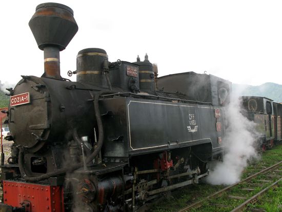 2010 - Viseu de Sus; der 2. Dampfzug kommt zum Einsatz