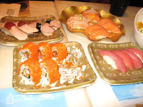 2011 - HongKong; Sushi...  hmmmmmmm....