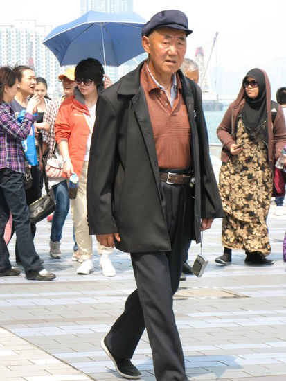 2011 - Kowloon; auch er schaut skeptisch...