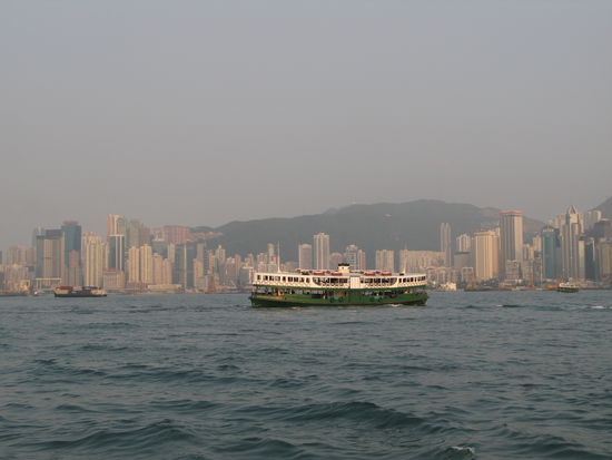 ... in Richtung HongKong Island