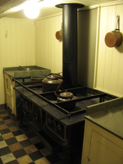 Oslo - die Bordküche der Fram...