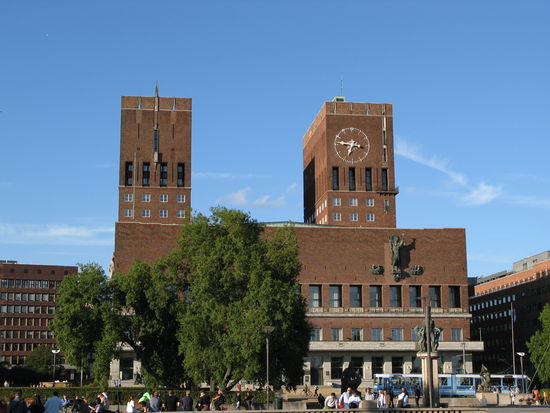 Oslo - das Rathaus