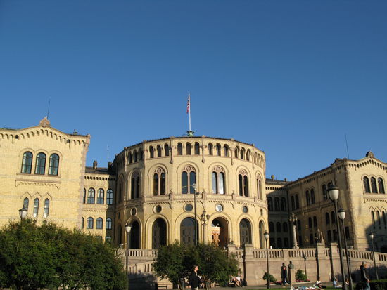 Olso - Storting - das Norwegische Parlament