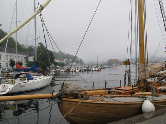 Risör - im Jachthafen