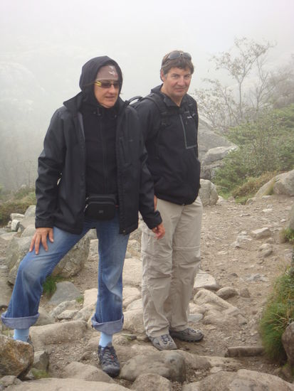 Preikestolen - Marija und Christian haben wir auf dem CP getroffen, mit ihnen zusammen haben wir den Aufstieg in Angriff genommen. Nochmals herzlichen Dank für die nette Unterhaltung.