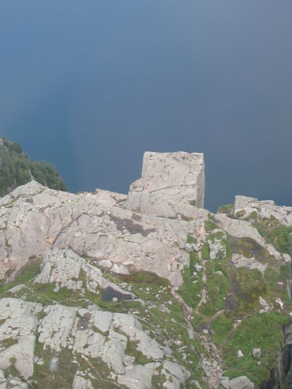 Preikestolen - und so sieht er von oben aus ...