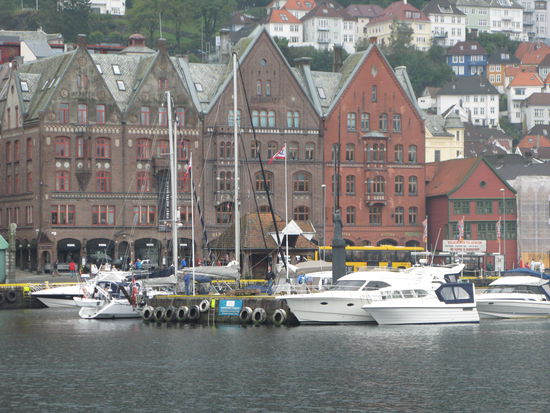 Bergen - die Altstadthäuser...