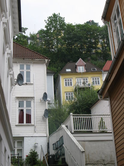 Bergen - hübsche Bürgerhäuser...