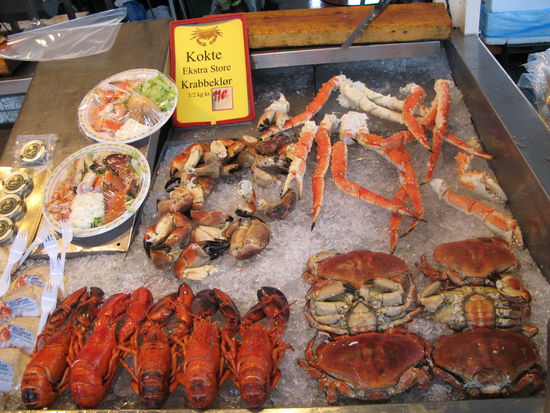 Bergen - ...und auf dem Fischmarkt...