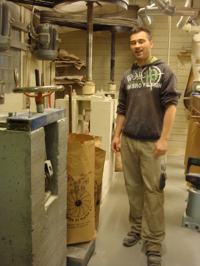 Volda - ...in der Bäckerei mit eigener Mühle...