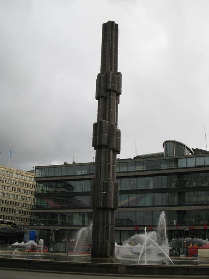 Stockholm - der Brunnen bei der "Zentralstation"...