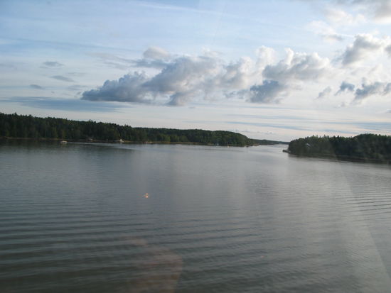 ...der Meeresarm wird wieder enger...