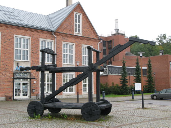 Lahti - ... der Sibelius-Halle gegenüber...