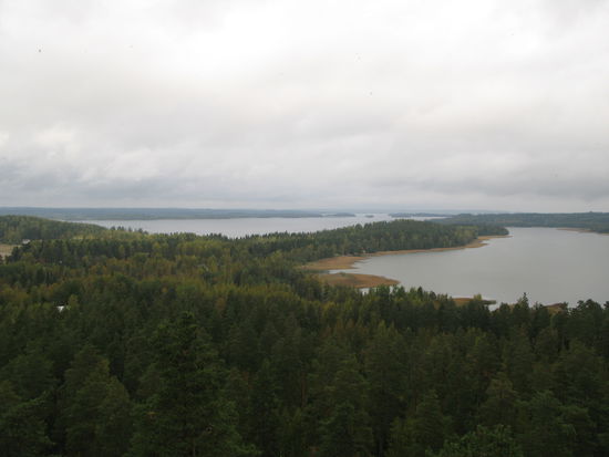 Hollola - ... der Aufstieg wird mit einem herrlichen Weitblick über Seen und Wälder belohnt...
