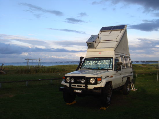 Nyborg - am Abend auf dem CP