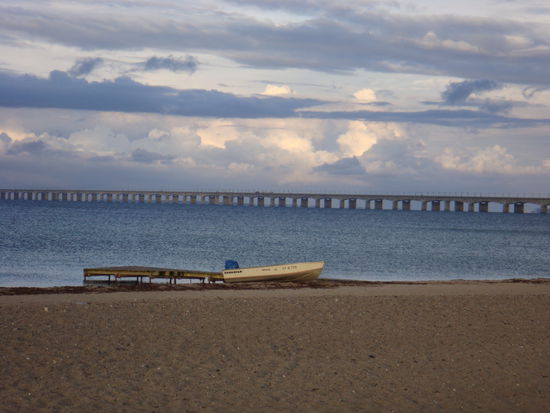 Nyborg - Brücke über den Belt - ach wie blöd sind die Schweizer - die Brückenüberquerung kostet fast SFr. 40.-