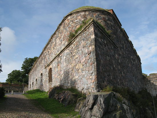 Helsinki - die mächtige Seefestung Suomenlinna...