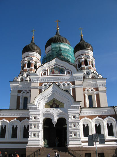 Tallinn - ...die Alexander-Newski-Kathedrale; russisch-orthodoxe Kirche; erbaut zwischen 1894 und 1900...