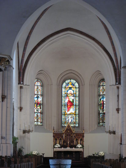 Riga - ...der Dom; einmal mehr ist ein sakraler Raum eingerüstet und wird renoviert...