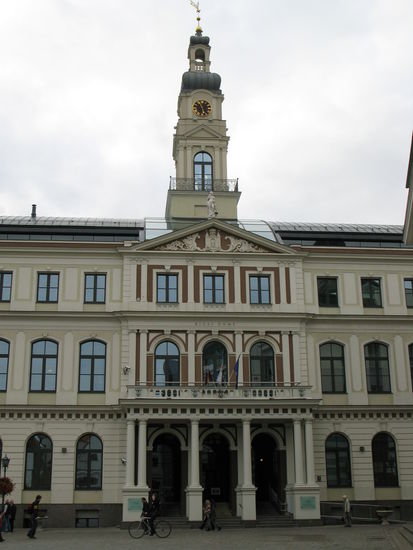 Riga - ...das Rathaus der Stadt...