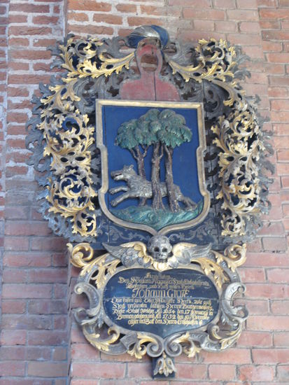 Riga - ...Wappen reicher Bürger in der Petrikirche...