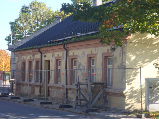 Grobina LV - ...leider war das Museum infolge Renovation geschlossen...