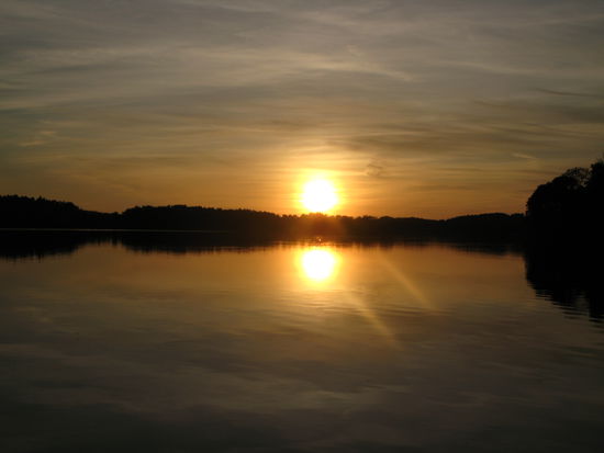 Trakai - ...und warten auf den Sonnenuntergang...