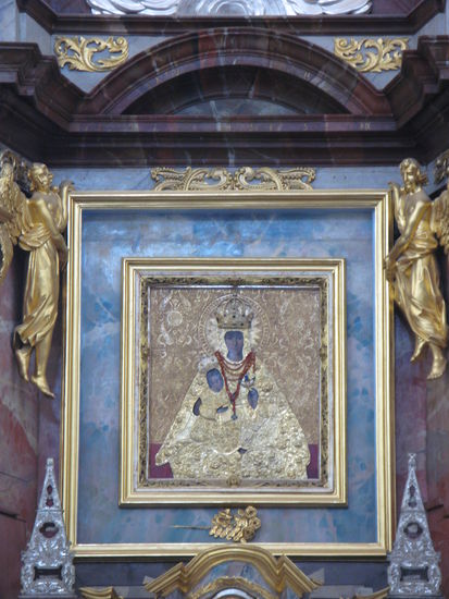 Trakai - ...die Marienikone, das Ziel vieler Wallfahrer...