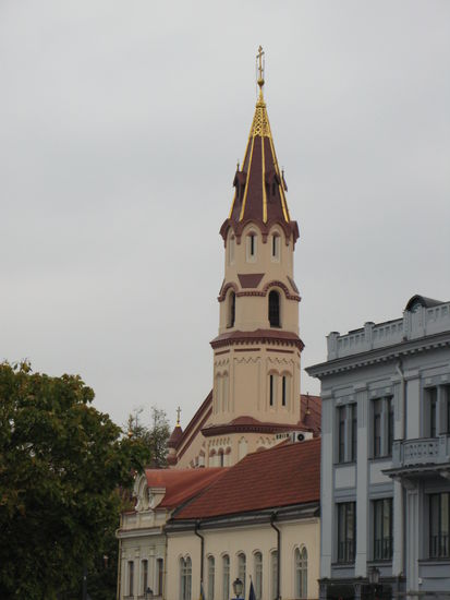 Vilnius - ...die nahegelegene russisch-orthodoxe Kirche...