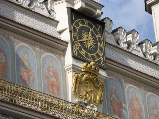 Posen - ...Details am Rathaus...