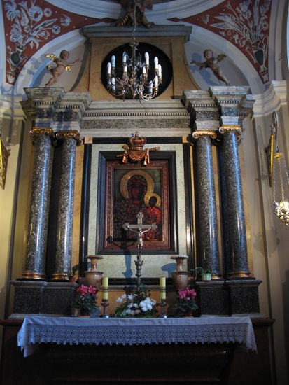 Posen - ...Bildnis der schwarzen Madonna in der Kathedrale...