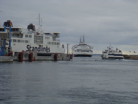 Helsingborg - Einfahrt in den Hafen...