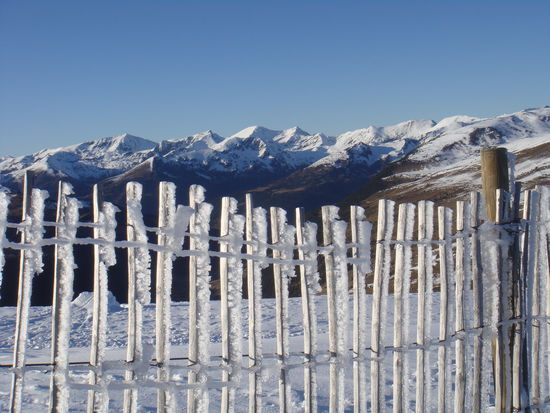Die ersten Eiskristalle bilden sich...