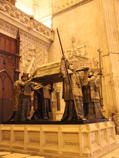 Hier sollen die Gebeine von Christoph Kolumubus ruhen...