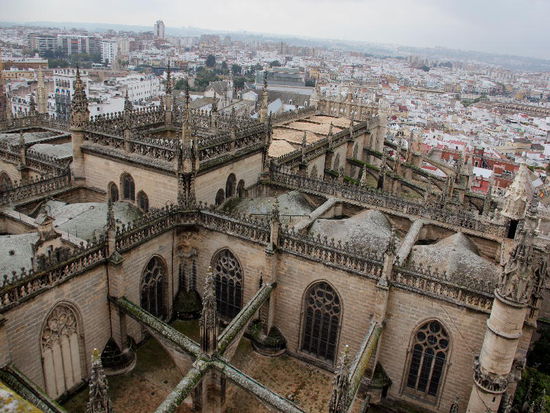 Die interessante Bauweise des Doms...