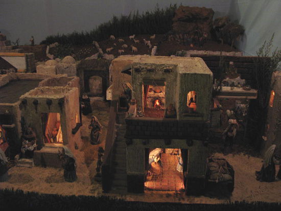 Die Krippe in der Kapelle...