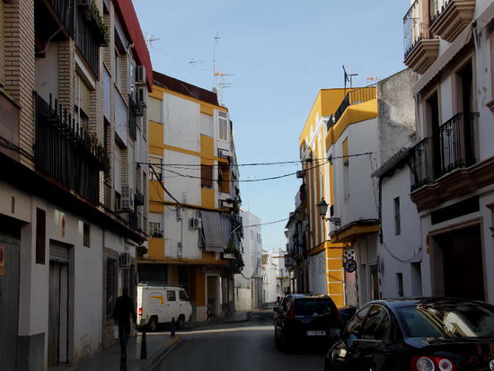 durch Städtchen hindurch...