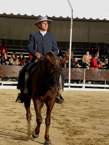 Volle Konzentration bei der eigenen Vorführung...