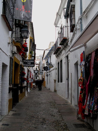 Souvenirshops und Tabernas in der Juderia...