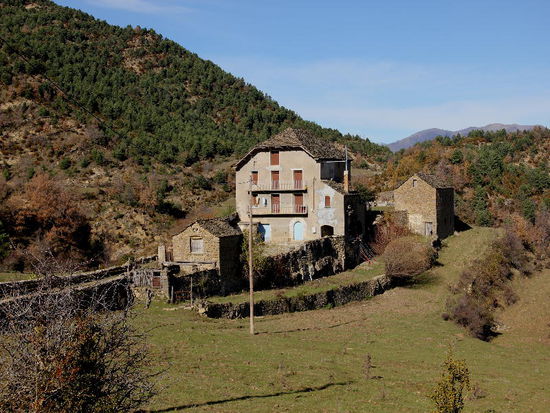 Wiederum einsame Gehöfte...