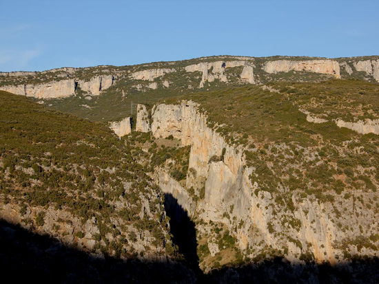 Eindrucksvolle Schluchten...