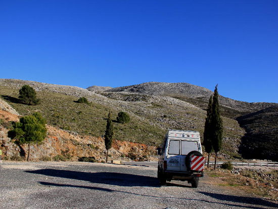 ...Leomobil wartet öfters geduldig auf die Mannschaft...