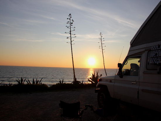 Dolce far niente... und warten auf den Sonnenuntergang...