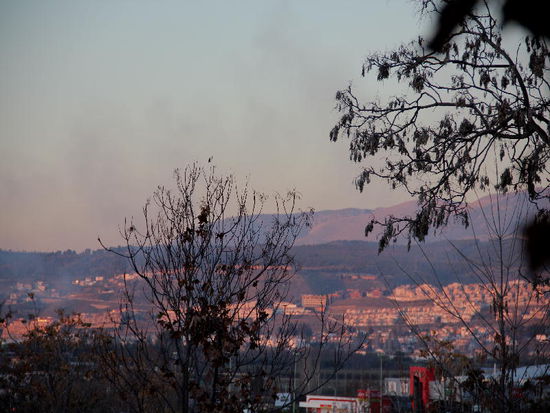 Abenddämmerung über der Stadt...